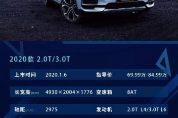340马力六缸四驱的2020款宝马X5来了70万元起售